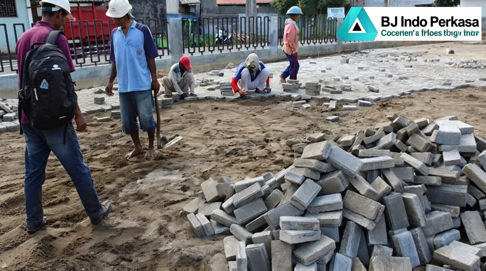 Dokumentasi Proyek Pemasangan Paving Block di Cilacap